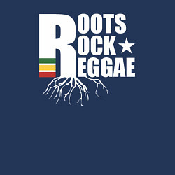 Свитшот хлопковый мужской Roots reggae, цвет: тёмно-синий — фото 2