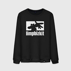 Свитшот хлопковый мужской Limp Bizkit - logo, цвет: черный