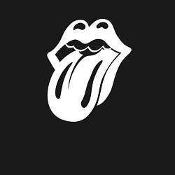 Свитшот хлопковый мужской Rolling Stones - white logo, цвет: черный — фото 2