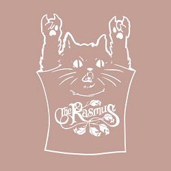 Свитшот хлопковый мужской The Rasmus - cat rock, цвет: пыльно-розовый — фото 2