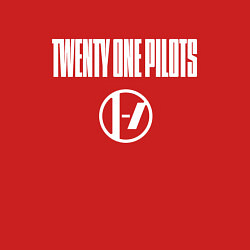 Свитшот хлопковый мужской Twenty one pilots - logo, цвет: красный — фото 2