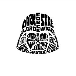 Свитшот хлопковый мужской Dark side, цвет: белый — фото 2