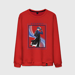 Свитшот хлопковый мужской Yuanwu Fist of Thunder, цвет: красный