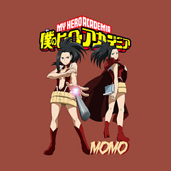 Свитшот хлопковый мужской Моя геройская академия Момо, цвет: кирпичный — фото 2