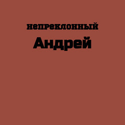 Свитшот хлопковый мужской Непреклонный Андрей, цвет: кирпичный — фото 2