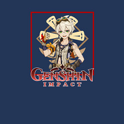 Свитшот хлопковый мужской Беннет, цвет: тёмно-синий — фото 2