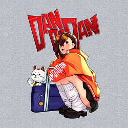 Свитшот хлопковый мужской Момо Аясэ: Турбо Бабка, цвет: меланж — фото 2