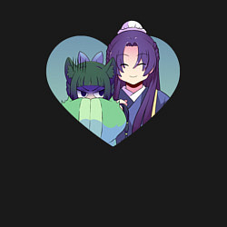 Свитшот хлопковый мужской Xiaomao and Jinshi - The Apothecary Diaries, цвет: черный — фото 2