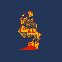 Свитшот хлопковый мужской НСК, цвет: тёмно-синий — фото 2