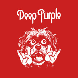 Свитшот хлопковый мужской Deep Purple rock dog, цвет: красный — фото 2