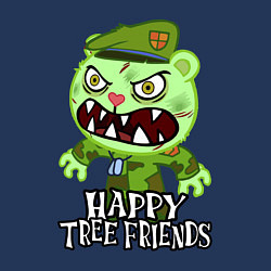 Свитшот хлопковый мужской Angry - Flippy, цвет: тёмно-синий — фото 2
