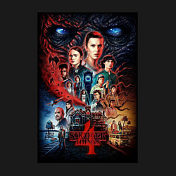 Свитшот хлопковый мужской Stranger Things 4, цвет: черный — фото 2