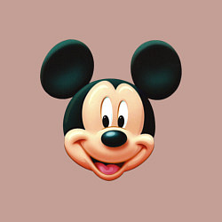 Свитшот хлопковый мужской Mickey mouse head, цвет: пыльно-розовый — фото 2