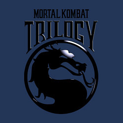 Свитшот хлопковый мужской Mortal kombat trilogy, цвет: тёмно-синий — фото 2