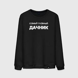 Мужской свитшот Самый главный дачник