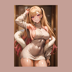 Свитшот хлопковый мужской Marin Kitagawa: Sexy Girl, цвет: пыльно-розовый — фото 2