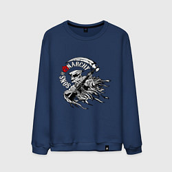 Свитшот хлопковый мужской Logo Sons Of Anarchy, цвет: тёмно-синий