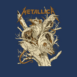 Свитшот хлопковый мужской Metallica - rats and crows, цвет: тёмно-синий — фото 2