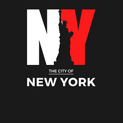 Свитшот хлопковый мужской The city of New York, цвет: черный — фото 2