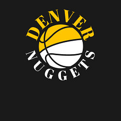 Свитшот хлопковый мужской Denver Nuggets sport, цвет: черный — фото 2