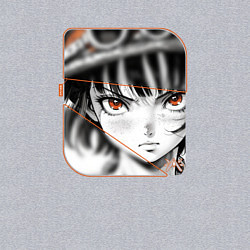 Свитшот хлопковый мужской Оранжевоглазая девушка, цвет: меланж — фото 2