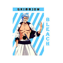 Свитшот хлопковый мужской Блич Гриммджоу Джагерджак, цвет: белый — фото 2