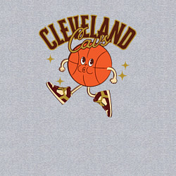 Свитшот хлопковый мужской Cleveland Cavs, цвет: меланж — фото 2