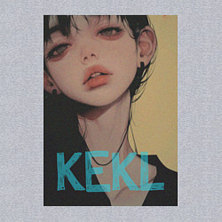 Свитшот хлопковый мужской Mood girl kekl, цвет: меланж — фото 2