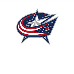 Свитшот хлопковый мужской Columbus blue jackets - hockey team - emblem, цвет: белый — фото 2