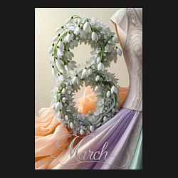 Свитшот хлопковый мужской Ландыши 8 марта, цвет: черный — фото 2