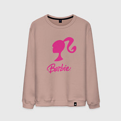 Свитшот хлопковый мужской Барби кукла, цвет: пыльно-розовый