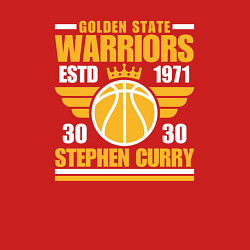 Свитшот хлопковый мужской Голден Стэйт - Стеф Карри, цвет: красный — фото 2