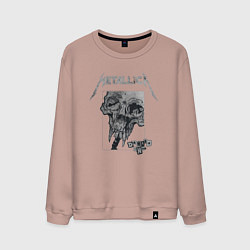 Свитшот хлопковый мужской Metallica The Unforgiven, цвет: пыльно-розовый