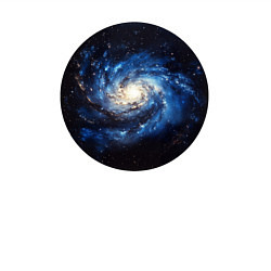 Свитшот хлопковый мужской Спиральная галактика, цвет: белый — фото 2