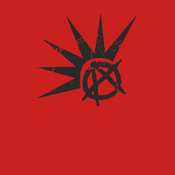 Свитшот хлопковый мужской Anarchy punks, цвет: красный — фото 2