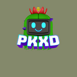 Свитшот хлопковый мужской Кактус из игры PK XD, цвет: авокадо — фото 2