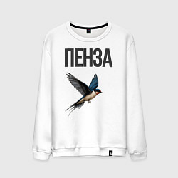 Свитшот хлопковый мужской Пенза, цвет: белый