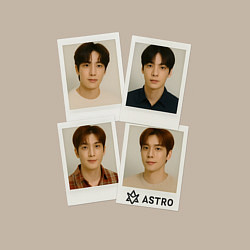 Свитшот хлопковый мужской Astro фотографии, цвет: миндальный — фото 2