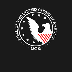 Свитшот хлопковый мужской UCA, цвет: черный — фото 2