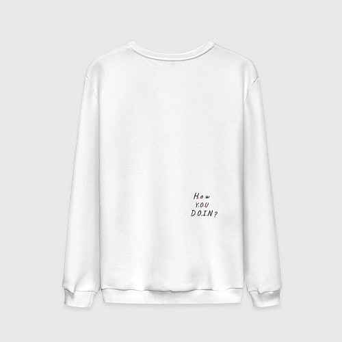 Мужской свитшот Художниик друзья / Белый – фото 2