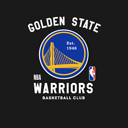 Свитшот хлопковый мужской Голден Стэйт Уорриорз - НБА, цвет: черный — фото 2