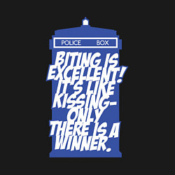 Свитшот хлопковый мужской Tardis winner, цвет: черный — фото 2