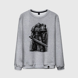 Мужской свитшот Космический десантник с мечом