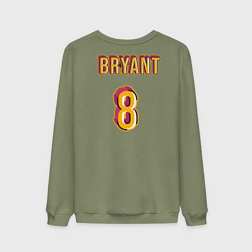 Мужской свитшот Кобе Брайант номер 8 / Авокадо – фото 2