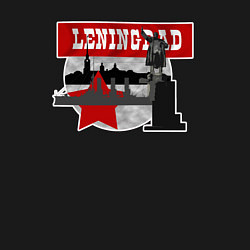 Свитшот хлопковый мужской Leningrad, цвет: черный — фото 2