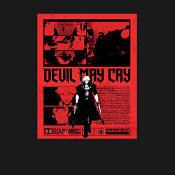 Свитшот хлопковый мужской Devil May Cry y2k, цвет: черный — фото 2