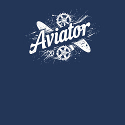 Свитшот хлопковый мужской Авиатор в стиле граффити, цвет: тёмно-синий — фото 2