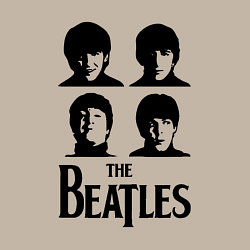 Свитшот хлопковый мужской Beatles исполнители, цвет: миндальный — фото 2