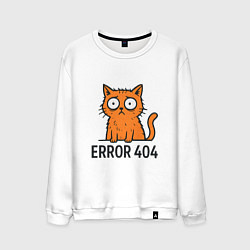 Мужской свитшот Кот ошибки 404