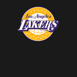 Свитшот хлопковый мужской Lakers star, цвет: черный — фото 2